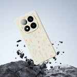 For Xiaomi Redmi Note 15 Pro 5G (Global) Case Small Flower Branches Pattern Printing Straight Edge TPU Phone Back Cover