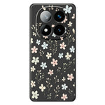 For Xiaomi Redmi Note 15 Pro 5G (Global) Case Small Flower Branches Pattern Printing Straight Edge TPU Phone Back Cover