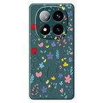 For Xiaomi Redmi Note 15 Pro+ 5G (Global)  /  Poco M8 Pro 5G Case Colorful Flower Branches Pattern Printing Straight Edge TPU Phone Back Cover
