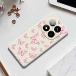 For Xiaomi Redmi Note 15 Pro+ 5G (Global)  /  Poco M8 Pro 5G Case Pink Butterflies Pattern Printing Straight Edge TPU Phone Back Cover