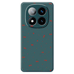 For Xiaomi Redmi Note 15 Pro+ 5G (Global)  /  Poco M8 Pro 5G Case Red Cherry Pattern Printing Straight Edge TPU Phone Back Cover