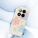 For Xiaomi Redmi Note 15 Pro+ 5G (Global)  /  Poco M8 Pro 5G Case Four Color Flowers Pattern Printing Straight Edge TPU Phone Back Cover