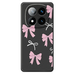 For Xiaomi Redmi Note 15 Pro+ 5G (Global)  /  Poco M8 Pro 5G Case Pink Bows Pattern Printing Straight Edge TPU Phone Back Cover