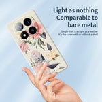 For Xiaomi Redmi Note 15 Pro+ 5G (Global)  /  Poco M8 Pro 5G Case Big Flowers Pattern Printing Straight Edge TPU Phone Back Cover