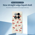 For Xiaomi Redmi Note 15 Pro+ 5G (Global)  /  Poco M8 Pro 5G Case Cherry Pattern Printing Straight Edge TPU Phone Back Cover