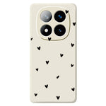 For Xiaomi Redmi Note 15 Pro+ 5G (Global)  /  Poco M8 Pro 5G Case Little Hearts Pattern Printing Straight Edge TPU Phone Back Cover