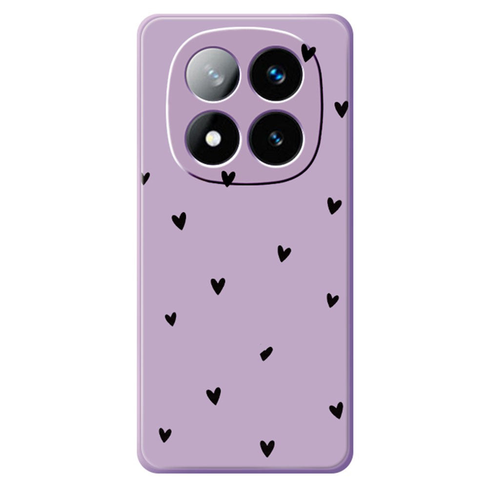 For Xiaomi Redmi Note 15 Pro+ 5G (Global)  /  Poco M8 Pro 5G Case Little Hearts Pattern Printing Straight Edge TPU Phone Back Cover
