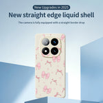 For Xiaomi Redmi Note 15 Pro+ 5G (Global)  /  Poco M8 Pro 5G Case Pink Bow Love Pattern Printing Straight Edge TPU Phone Back Cover