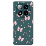 For Xiaomi Redmi Note 15 Pro+ 5G (Global)  /  Poco M8 Pro 5G Case Pink Bow Love Pattern Printing Straight Edge TPU Phone Back Cover
