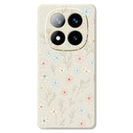 For Xiaomi Redmi Note 15 Pro+ 5G (Global)  /  Poco M8 Pro 5G Case Small Flower Branches Pattern Printing Straight Edge TPU Phone Back Cover