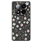 For Xiaomi Redmi Note 15 Pro+ 5G (Global)  /  Poco M8 Pro 5G Case Small Flower Branches Pattern Printing Straight Edge TPU Phone Back Cover