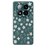 For Xiaomi Redmi Note 15 Pro+ 5G (Global)  /  Poco M8 Pro 5G Case Small Flower Branches Pattern Printing Straight Edge TPU Phone Back Cover
