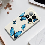 For Xiaomi Redmi Note 15 Pro 4G (Global) Case Blue Butterflies Pattern Printing Straight Edge TPU Phone Back Cover