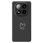 For Xiaomi Redmi Note 15 Pro 4G (Global) Case White Love Pattern Printing Straight Edge TPU Phone Back Cover