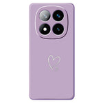 For Xiaomi Redmi Note 15 Pro 4G (Global) Case White Love Pattern Printing Straight Edge TPU Phone Back Cover