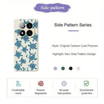For Xiaomi Redmi Note 15 Pro 4G (Global) Case Blue Turtle Pattern Printing Straight Edge TPU Phone Back Cover