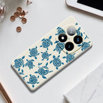 For Xiaomi Redmi Note 15 Pro 4G (Global) Case Blue Turtle Pattern Printing Straight Edge TPU Phone Back Cover