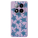 For Xiaomi Redmi Note 15 Pro 4G (Global) Case Blue Turtle Pattern Printing Straight Edge TPU Phone Back Cover