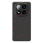 For Xiaomi Redmi Note 15 Pro 4G (Global) Case Red Cherry Pattern Printing Straight Edge TPU Phone Back Cover