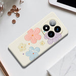 For Xiaomi Redmi Note 15 Pro 4G (Global) Case Four Color Flowers Pattern Printing Straight Edge TPU Phone Back Cover