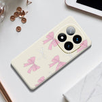 For Xiaomi Redmi Note 15 Pro 4G (Global) Case Pink Bows Pattern Printing Straight Edge TPU Phone Back Cover