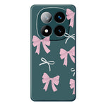 For Xiaomi Redmi Note 15 Pro 4G (Global) Case Pink Bows Pattern Printing Straight Edge TPU Phone Back Cover