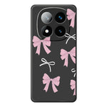 For Xiaomi Redmi Note 15 Pro 4G (Global) Case Pink Bows Pattern Printing Straight Edge TPU Phone Back Cover