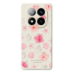 For Xiaomi Redmi Note 15 Pro 4G (Global) Case Shell Peach Blossom Pattern Printing Straight Edge TPU Phone Back Cover