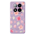 For Xiaomi Redmi Note 15 Pro 4G (Global) Case Shell Peach Blossom Pattern Printing Straight Edge TPU Phone Back Cover