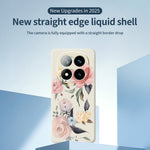 For Xiaomi Redmi Note 15 Pro 4G (Global) Case Big Flowers Pattern Printing Straight Edge TPU Phone Back Cover