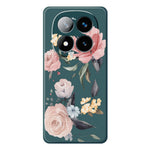 For Xiaomi Redmi Note 15 Pro 4G (Global) Case Big Flowers Pattern Printing Straight Edge TPU Phone Back Cover