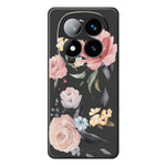 For Xiaomi Redmi Note 15 Pro 4G (Global) Case Big Flowers Pattern Printing Straight Edge TPU Phone Back Cover