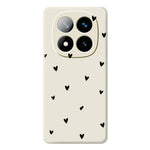 For Xiaomi Redmi Note 15 Pro 4G (Global) Case Little Hearts Pattern Printing Straight Edge TPU Phone Back Cover
