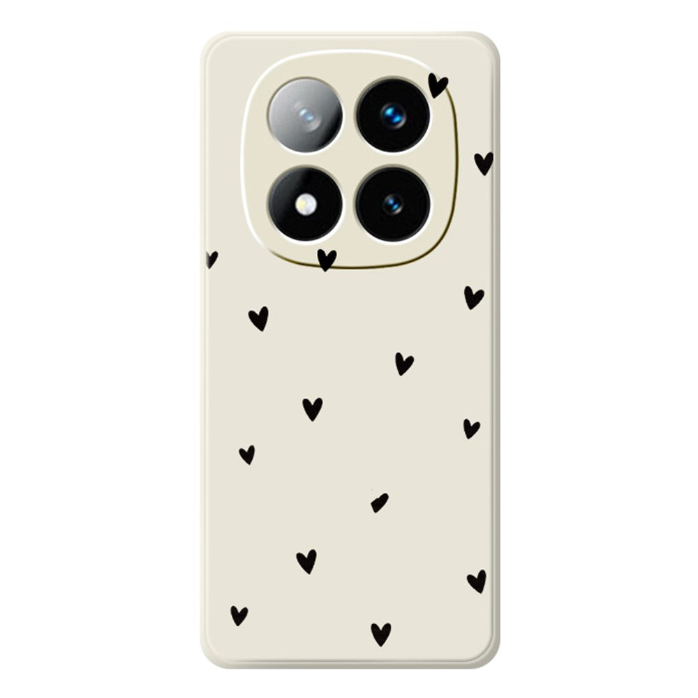 For Xiaomi Redmi Note 15 Pro 4G (Global) Case Little Hearts Pattern Printing Straight Edge TPU Phone Back Cover
