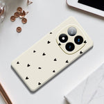 For Xiaomi Redmi Note 15 Pro 4G (Global) Case Little Hearts Pattern Printing Straight Edge TPU Phone Back Cover