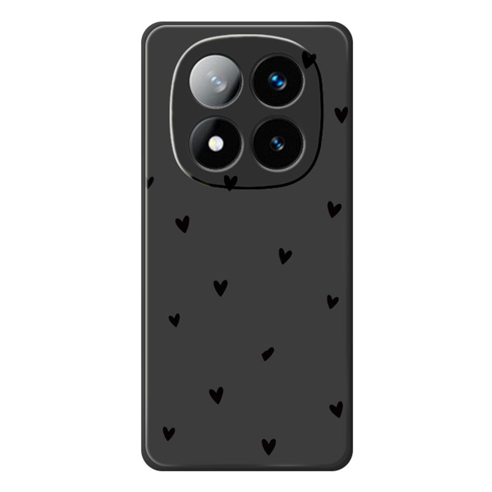 For Xiaomi Redmi Note 15 Pro 4G (Global) Case Little Hearts Pattern Printing Straight Edge TPU Phone Back Cover