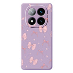 For Xiaomi Redmi Note 15 Pro 4G (Global) Case Pink Bow Love Pattern Printing Straight Edge TPU Phone Back Cover