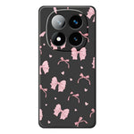 For Xiaomi Redmi Note 15 Pro 4G (Global) Case Pink Bow Love Pattern Printing Straight Edge TPU Phone Back Cover