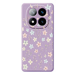 For Xiaomi Redmi Note 15 Pro 4G (Global) Case Small Flower Branches Pattern Printing Straight Edge TPU Phone Back Cover
