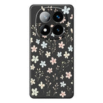 For Xiaomi Redmi Note 15 Pro 4G (Global) Case Small Flower Branches Pattern Printing Straight Edge TPU Phone Back Cover