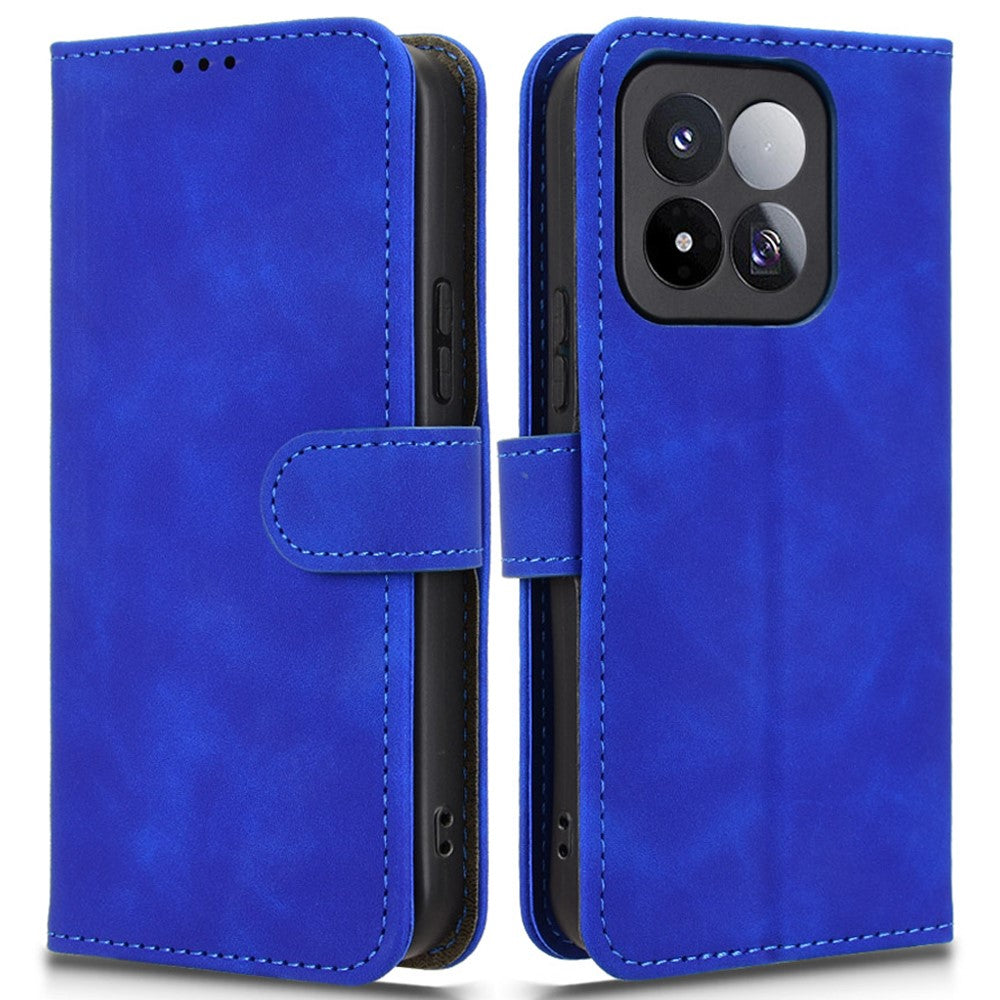 For Xiaomi 17 Max Leather Case Skin Feel Anti Drop Wallet Stand Flip Phone Cover