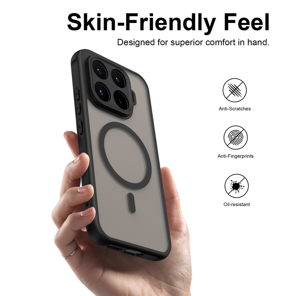 For Xiaomi 17T Magnetic Case Anti Drop Matte PC + TPU Phone Cover