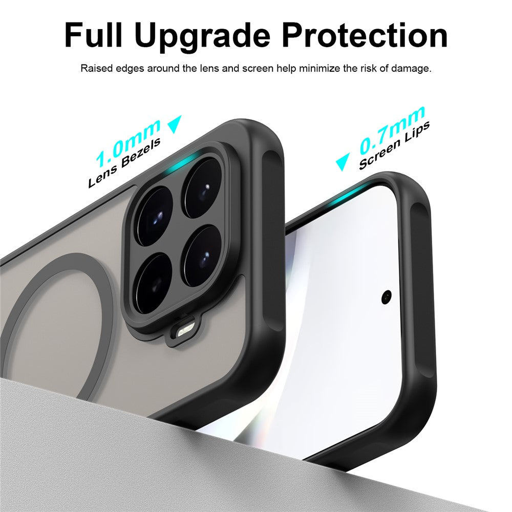 For Xiaomi 17T Magnetic Case Anti Drop Matte PC + TPU Phone Cover