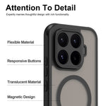 For Xiaomi 17T Magnetic Case Anti Drop Matte PC + TPU Phone Cover