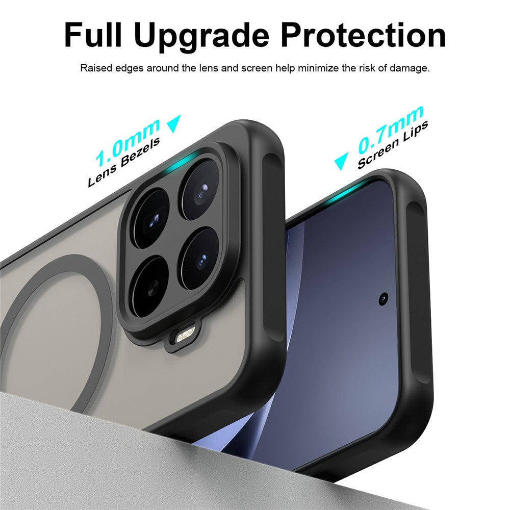 For Xiaomi 17T Pro Magnetic Case Anti Drop Matte PC + TPU Phone Cover