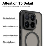 For Xiaomi 17T Pro Magnetic Case Anti Drop Matte PC + TPU Phone Cover