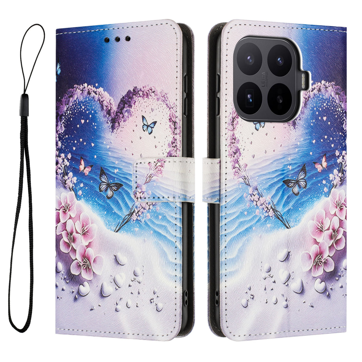 For Xiaomi 17T Pro Wallet Case Pattern Printing PU Leather Phone Cover with Lanyard