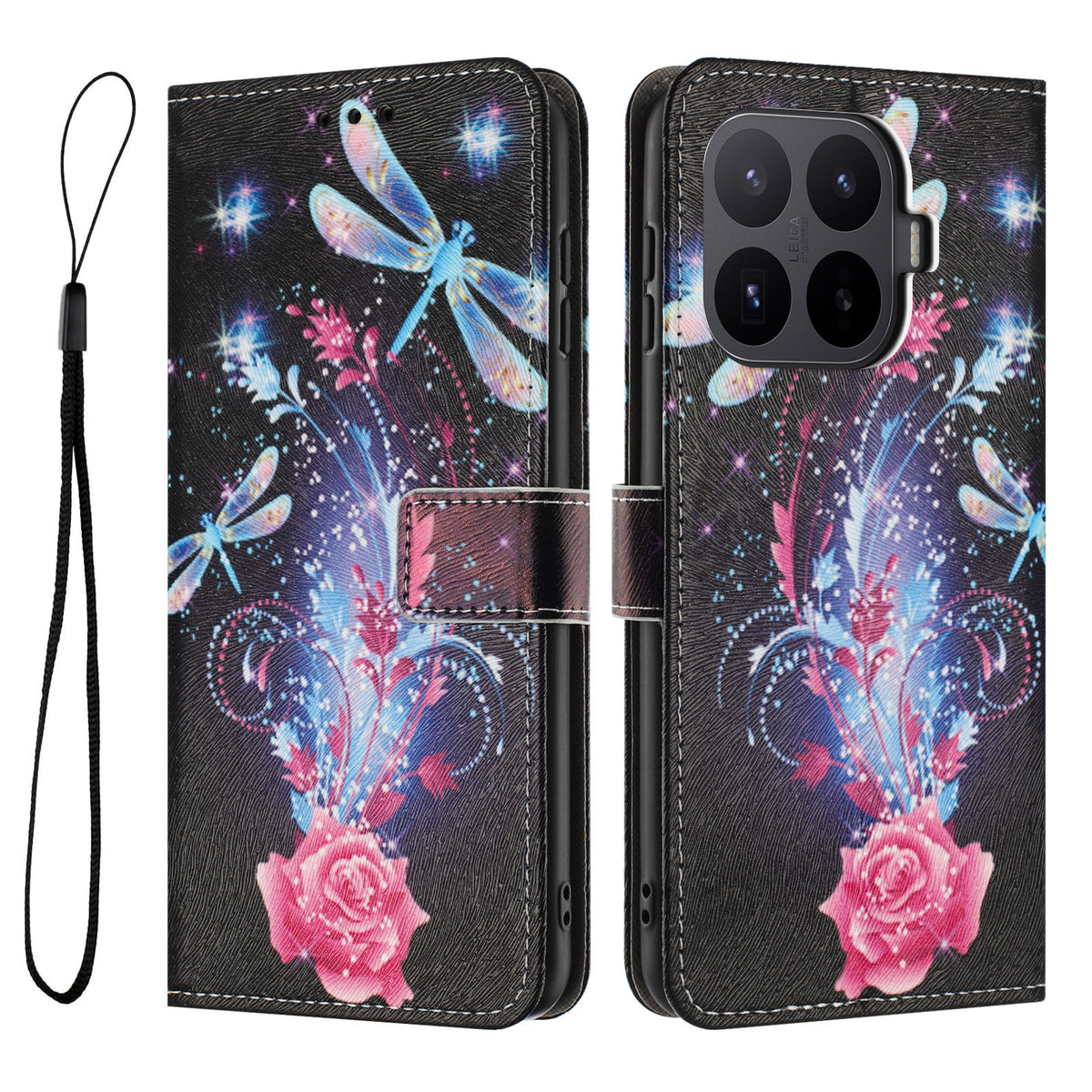 For Xiaomi 17T Pro Wallet Case Pattern Printing PU Leather Phone Cover with Lanyard