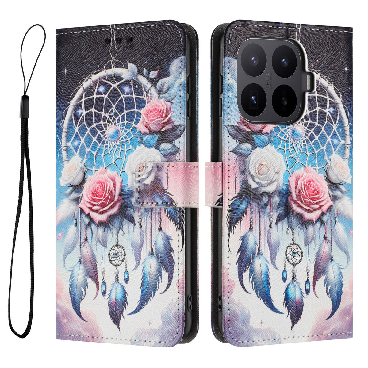 For Xiaomi 17T Pro Wallet Case Pattern Printing PU Leather Phone Cover with Lanyard