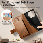 For Xiaomi 17T Pro Case Cute Cat Pattern PU Leather Wallet Phone Cover with Wrist Strap